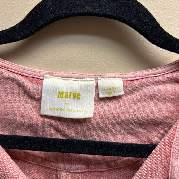 Anthropologie Maeve Jeanne Puff-Sleeve Pullover Sweatshirt - Picture 3 of 6